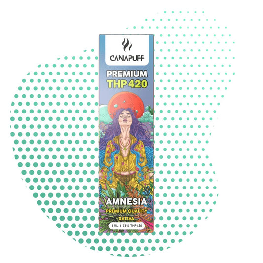 Canapuff THP420 Vape - Amnesia 1ml