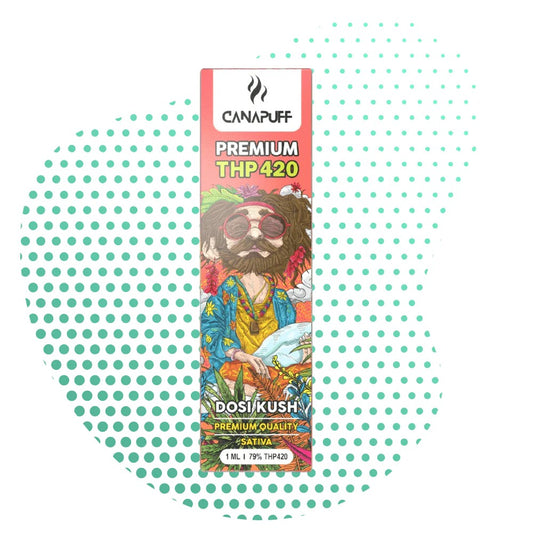 Canapuff THP420 Vape - Dosi Kush 1ml
