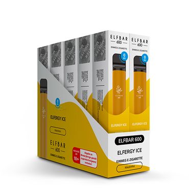 [Paket] 10 x ELFBAR 600 Elfergy Ice Nikotinfrei