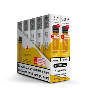 [Paket] 10 x ELFBAR 600 Elfergy Ice 20mg Nikotin