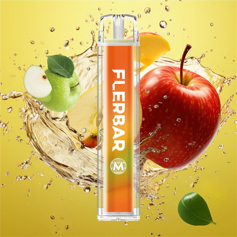 Flerbar Vape Einweg E-Zigarette Double Apple 2% Nikotin