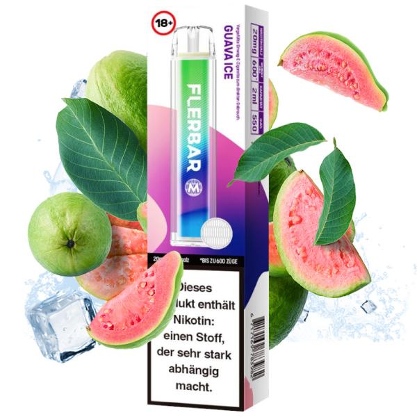 Flerbar Vape Einweg E-Zigarette Guava Ice 2% Nikotin