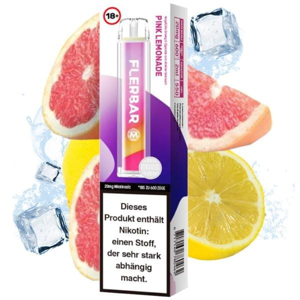 Flerbar Vape Einweg E-Zigarette Pink Lemonade 2% Nikotin