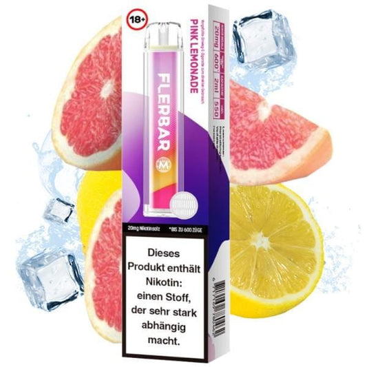 Flerbar Vape Einweg E-Zigarette Pink Lemonade 2% Nikotin