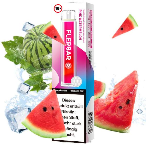 Flerbar Vape Einweg E-Zigarette Pink Watermelon 2% Nikotin