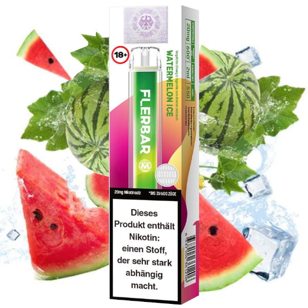Flerbar Vape Einweg E-Zigarette Watermelon Ice 2% Nikotin