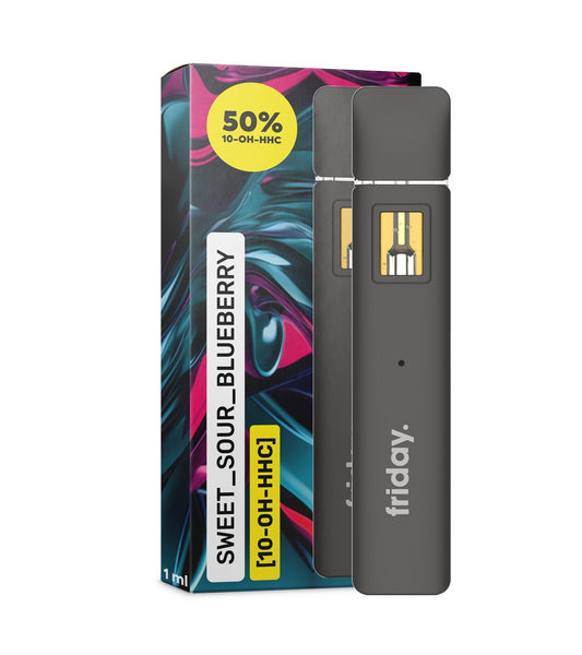 Friday 10-OH-HHC Vape - Sweet Sour Blueberry 1ml