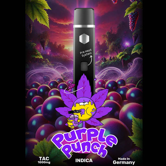 Happys Amsterdam TAC Vape - Purple Punch 1ml