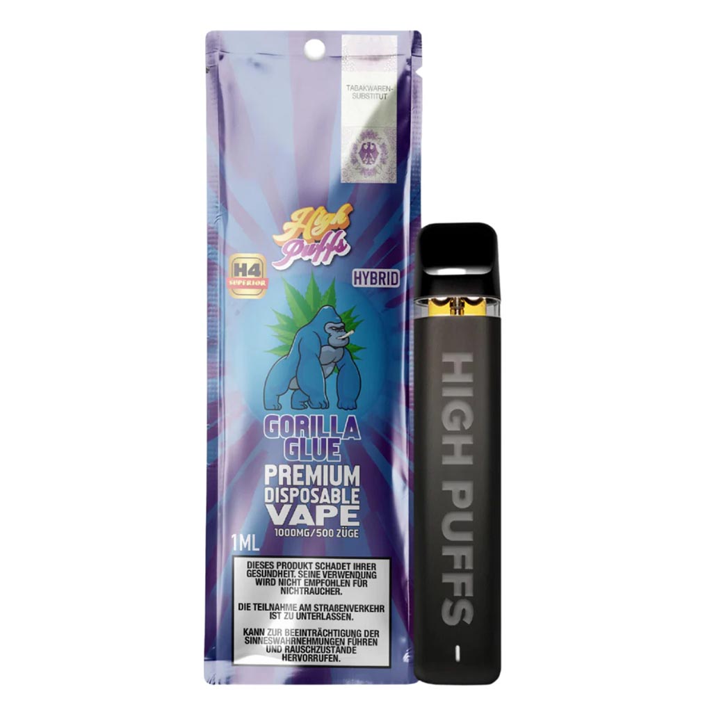 High Puffs H4 Superior Vape - Gorilla Glue 1ml
