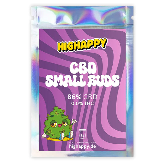 Highappy CBD Blüte - Small Buds 86% 1g