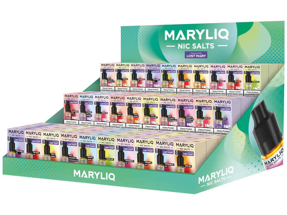 MARYLIQ - Nikotinsalz Liquid - Leer-Display