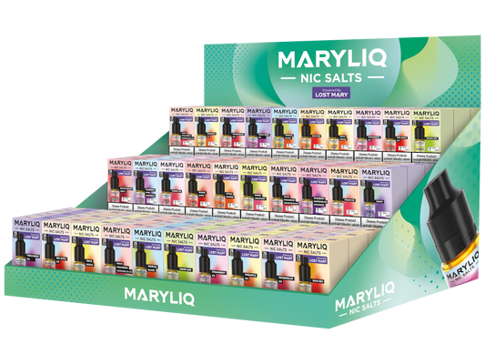 MARYLIQ - Nikotinsalz Liquid - Leer-Display