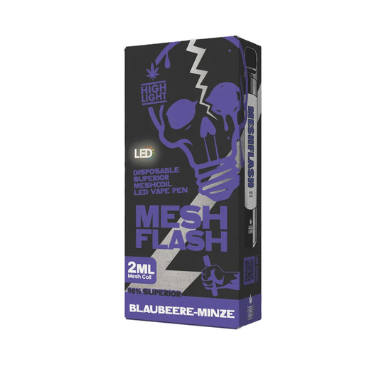 Mesh Flash H2 Superior Blend Vape - Blaubeere Minze 2ml