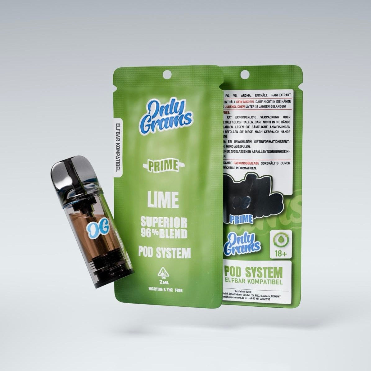 Only Grams - Superior Blend - Lime 2ml POD