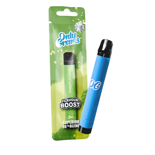 Only Grams - Superior Blend Vape - Flavour Boost Pineapple Lemon 2ml