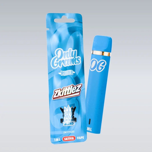 Only Grams US Line Superior Blend Vape - Zkittlez 1ml