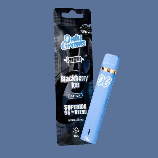 Only Grams Superior Blend Vape - Blackberry Ice 1ml