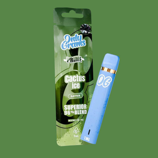 Only Grams Superior Blend Vape - Cactus Ice 1ml