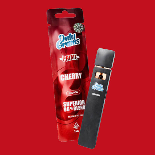 Only Grams Superior Blend Vape - Cherry 1ml