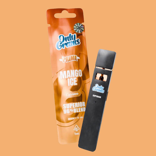 Only Grams Superior Blend Vape - Mango Ice 1ml