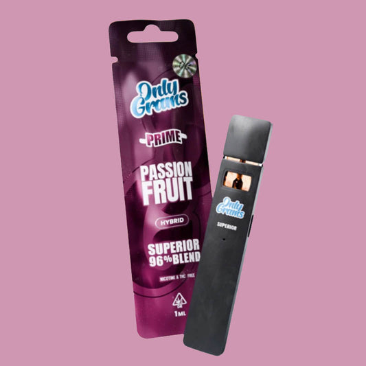 Only Grams Superior Blend Vape - Passion Fruit 1ml
