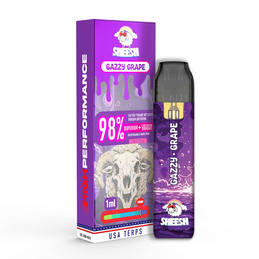 Sheesh - Superior+ Vape - Gazzy Grape 1ml