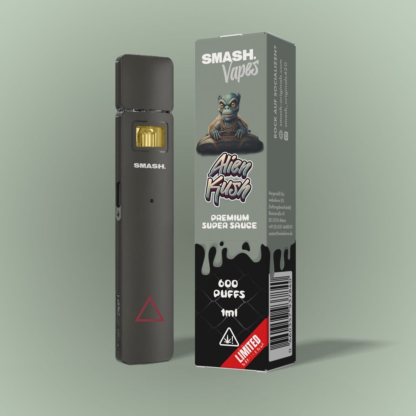 SMASH V3 Super Sauce Vape - Alien Kush 1ml
