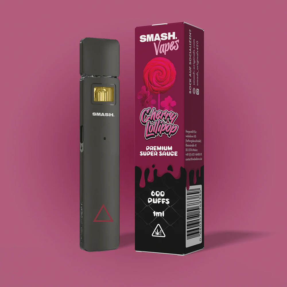 SMASH V3 Super Sauce Vape - Cherry Lollipop 1ml