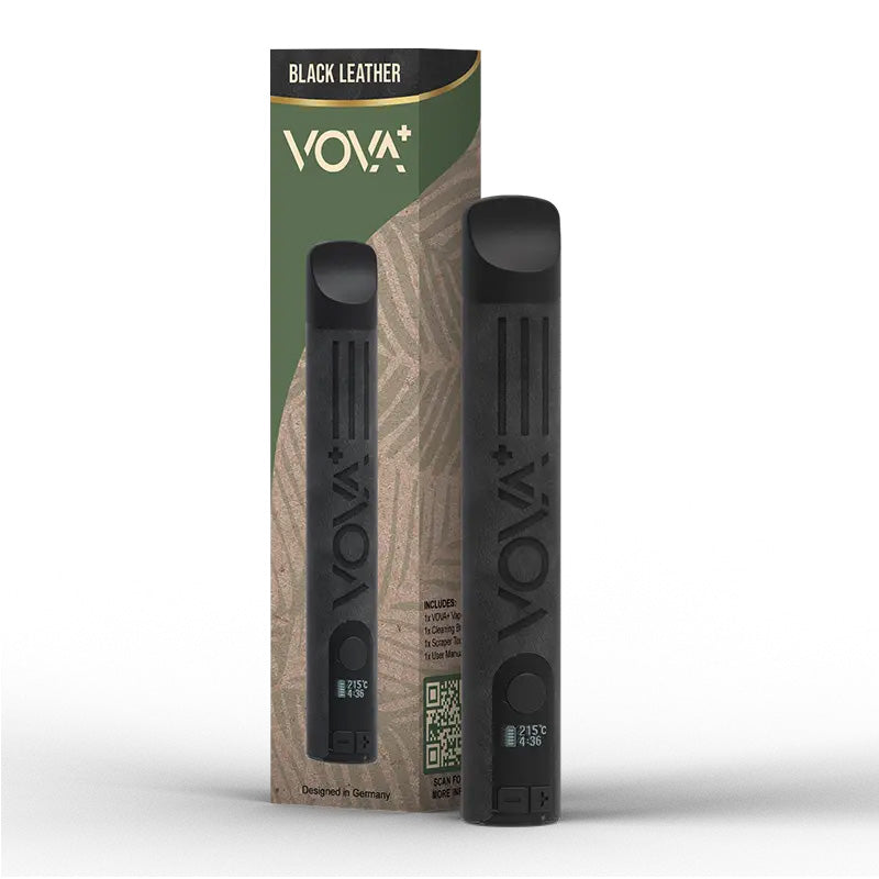VOVA Plus Volks Vaporizer - Black Leather