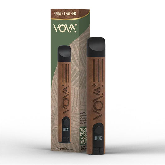 VOVA Plus Volks Vaporizer - Brown Leather