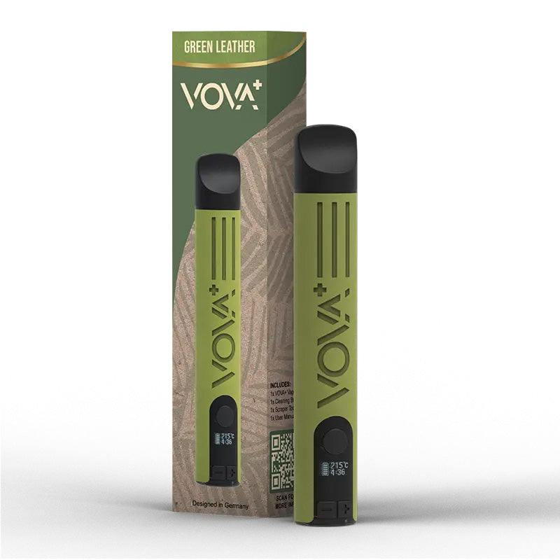 VOVA Plus Volks Vaporizer - Green Leather