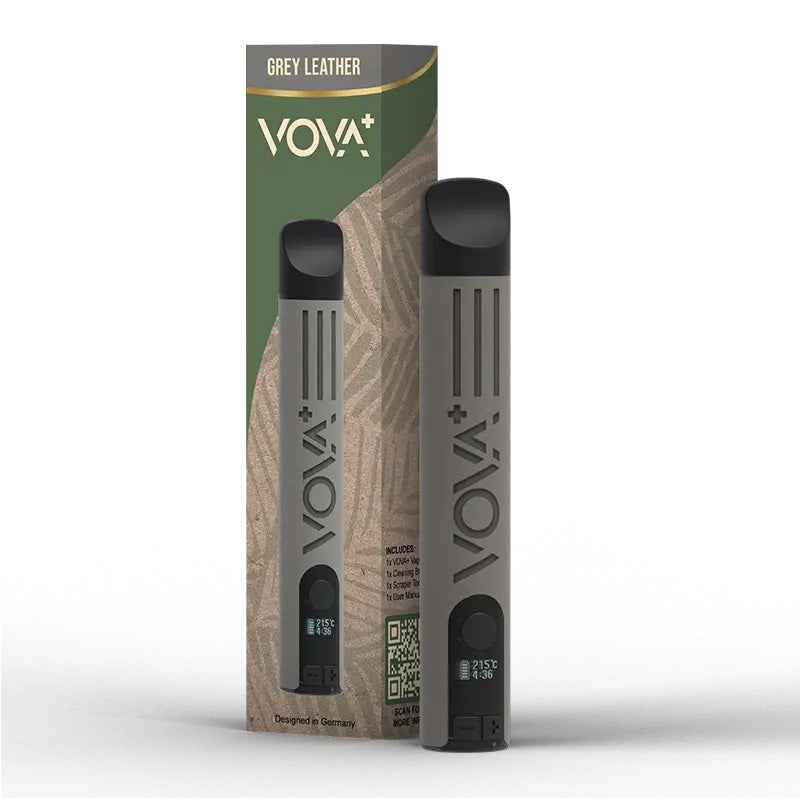 VOVA Plus Volks Vaporizer - Grey Leather