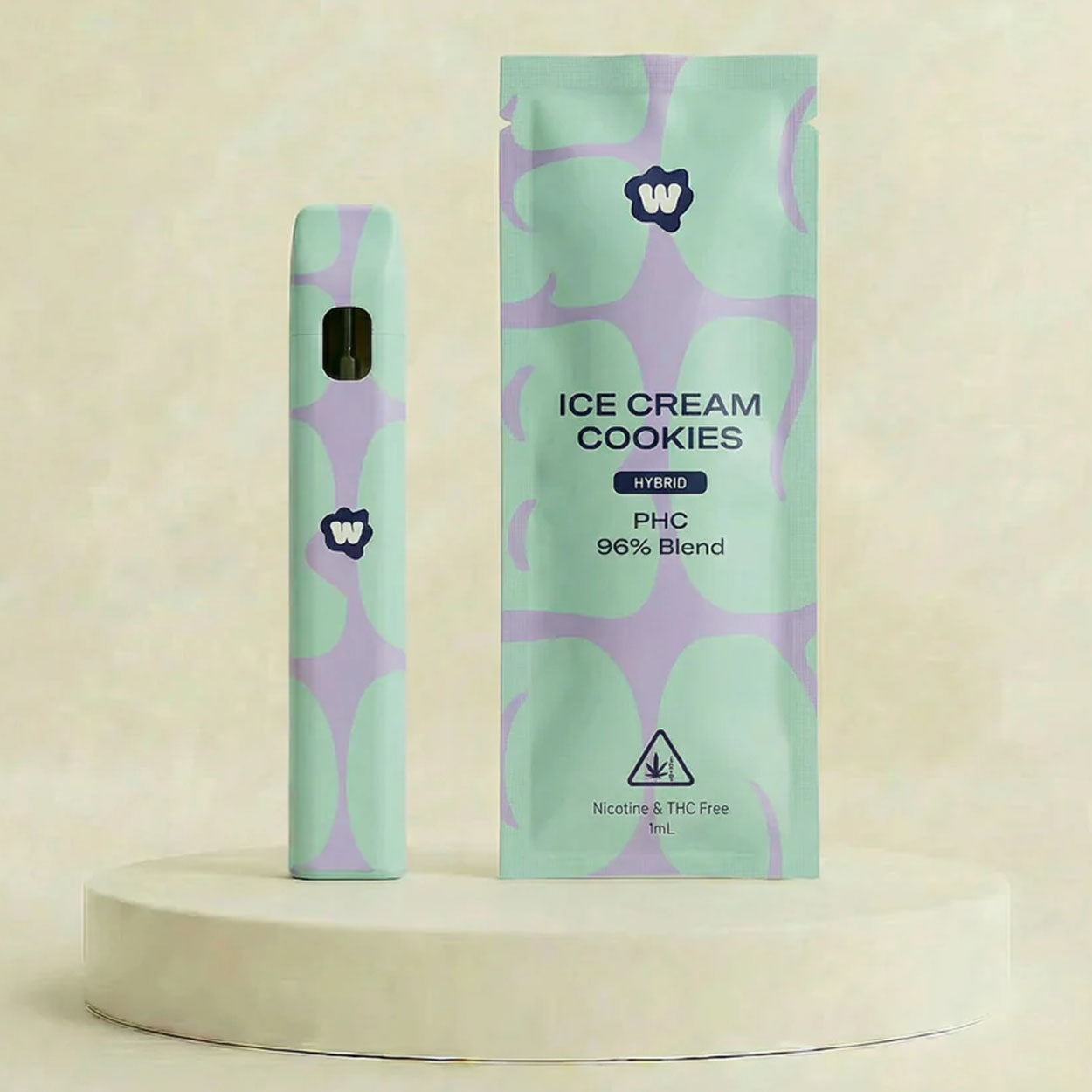 Weed For Friends PHC Vape - Ice Cream Cookies 1ml